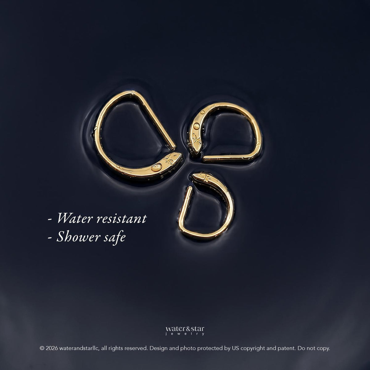 D Shape Sleeper Earrings, Open Hoop Earrings, Backless Half Hoops, Dainty Cartilage Hoop, Small Gold Huggie, Sterling Silver Nap Earrings