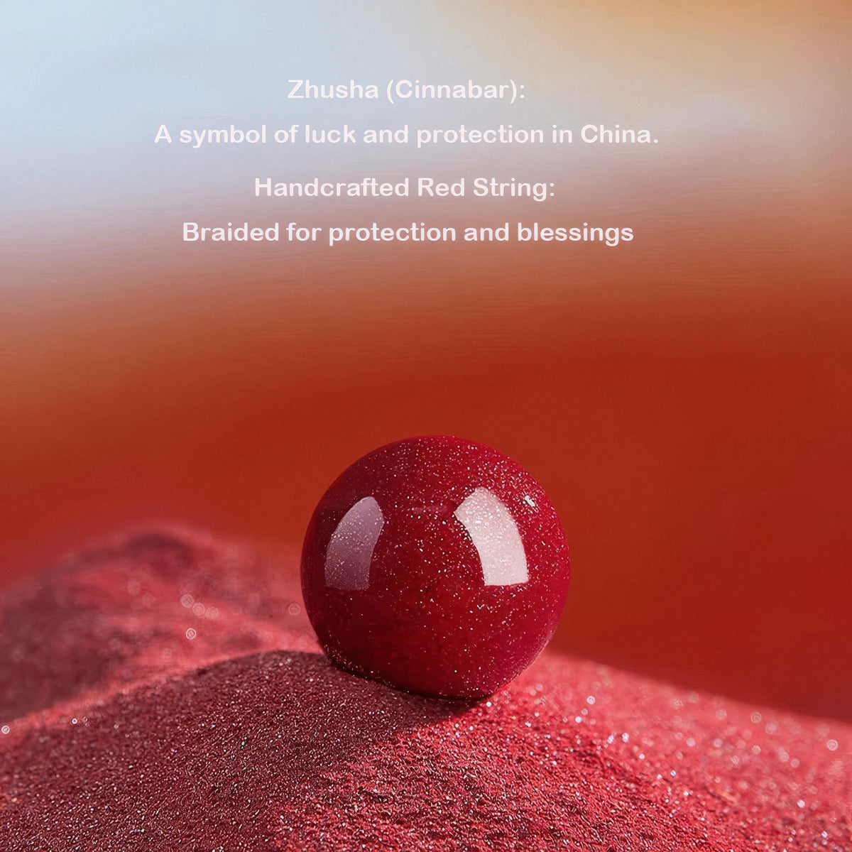 Cinnabar Red String Bracelet | 2027 Zodiac Protection | Blessed Temple Charm | Chinese Good Luck Gift