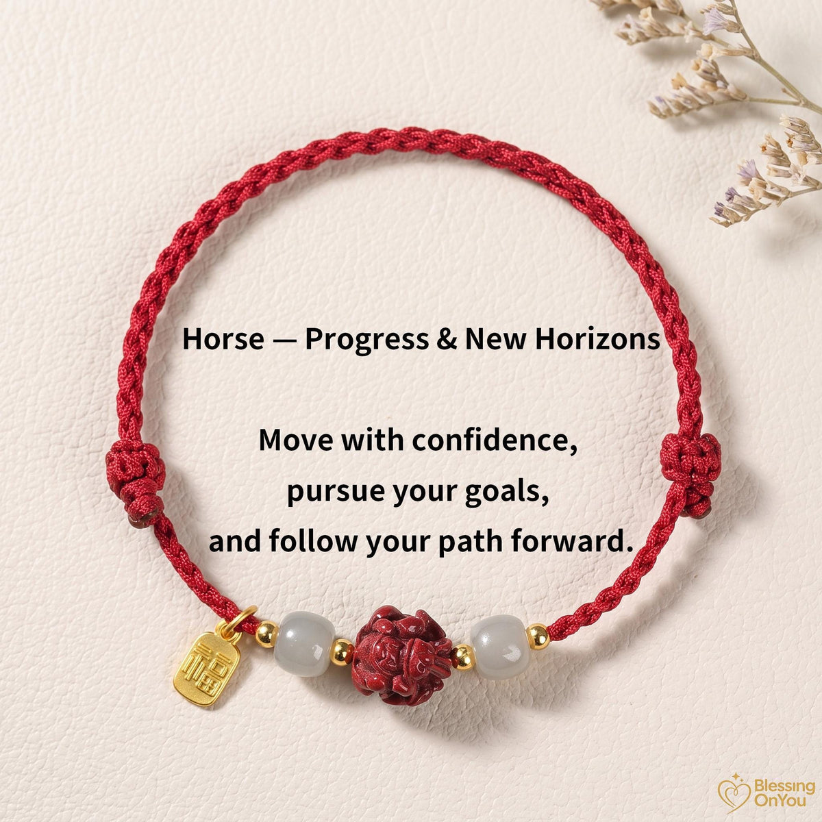 Handmade Red String Zodiac Bracelet, Cinnabar Bead, Temple Blessing Charm (2027 Goat), Jade Beads, Lucky Protection Jewelry,Gift for Her Him