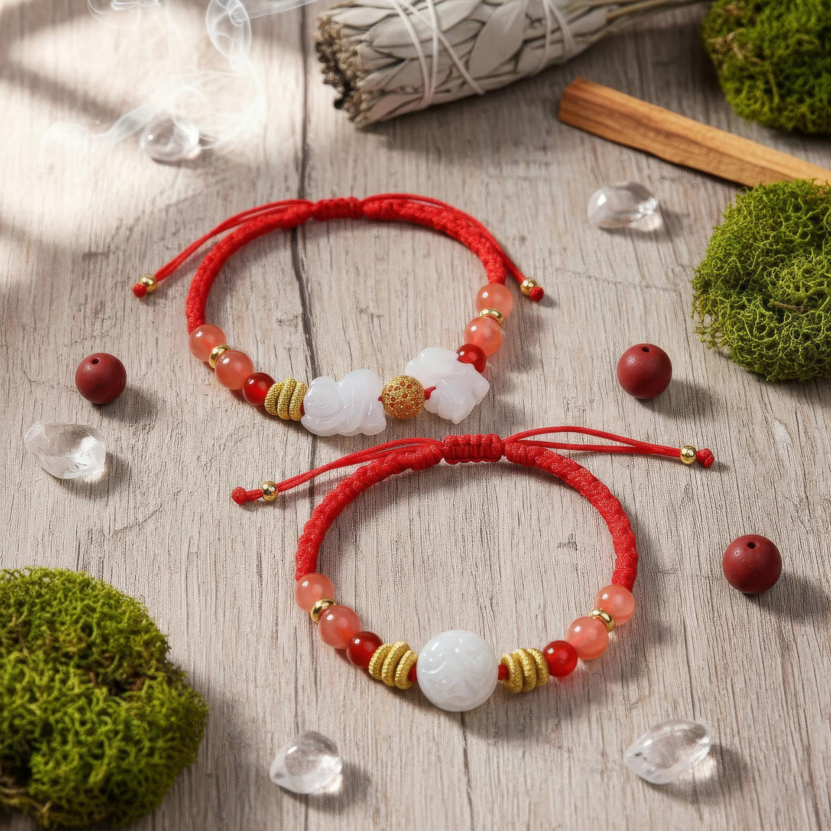 2026 Zodiac Energy Amulet, Red String Protection Bracelet, Manifestation Jewelry, Year of the Horse Talisman