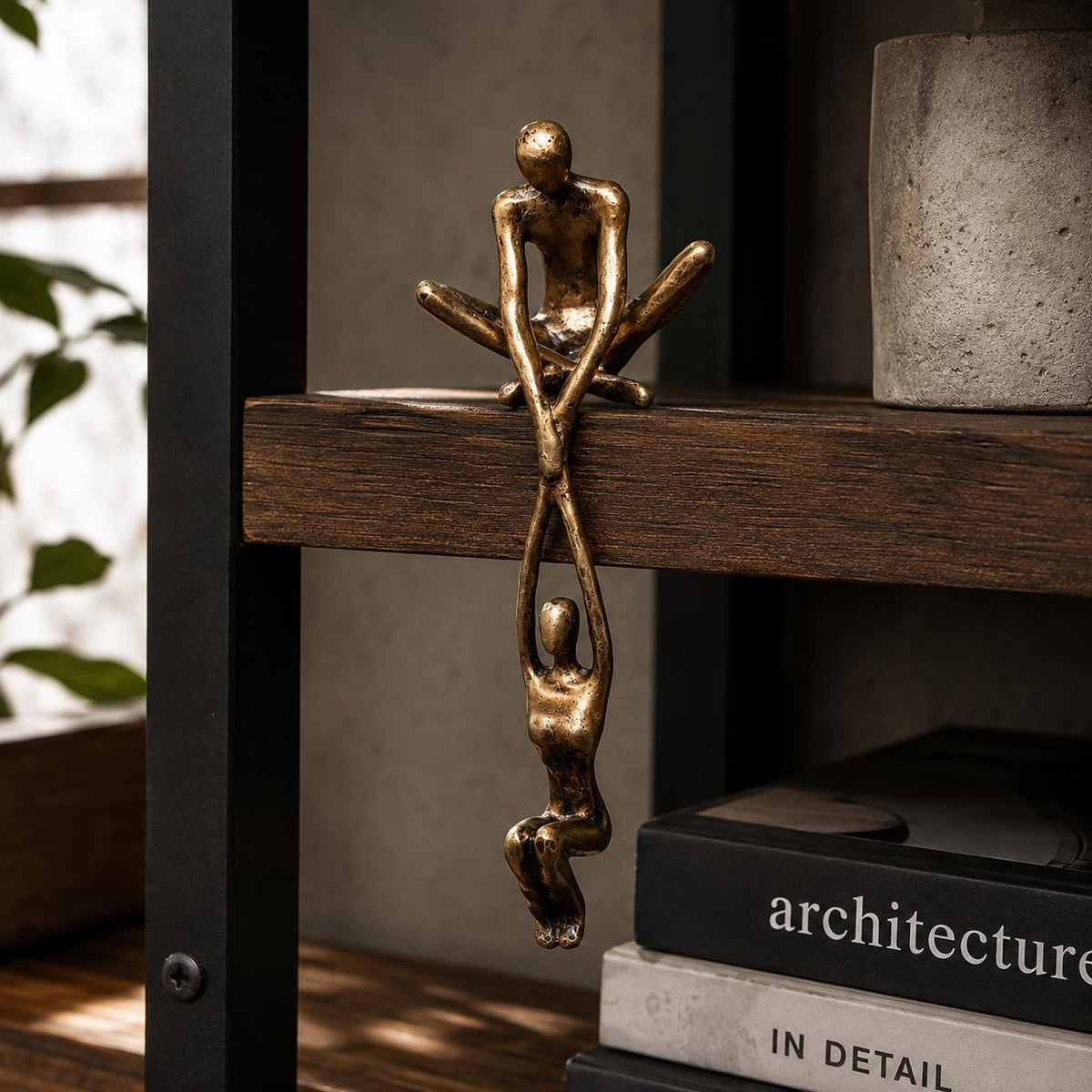 Modern Dancing Couple Figurine Abstract Lovers Statue, Man Lifting Woman Romantic Sculpture, Minimalist Shelf Decor, Valentine Keepsake Gift