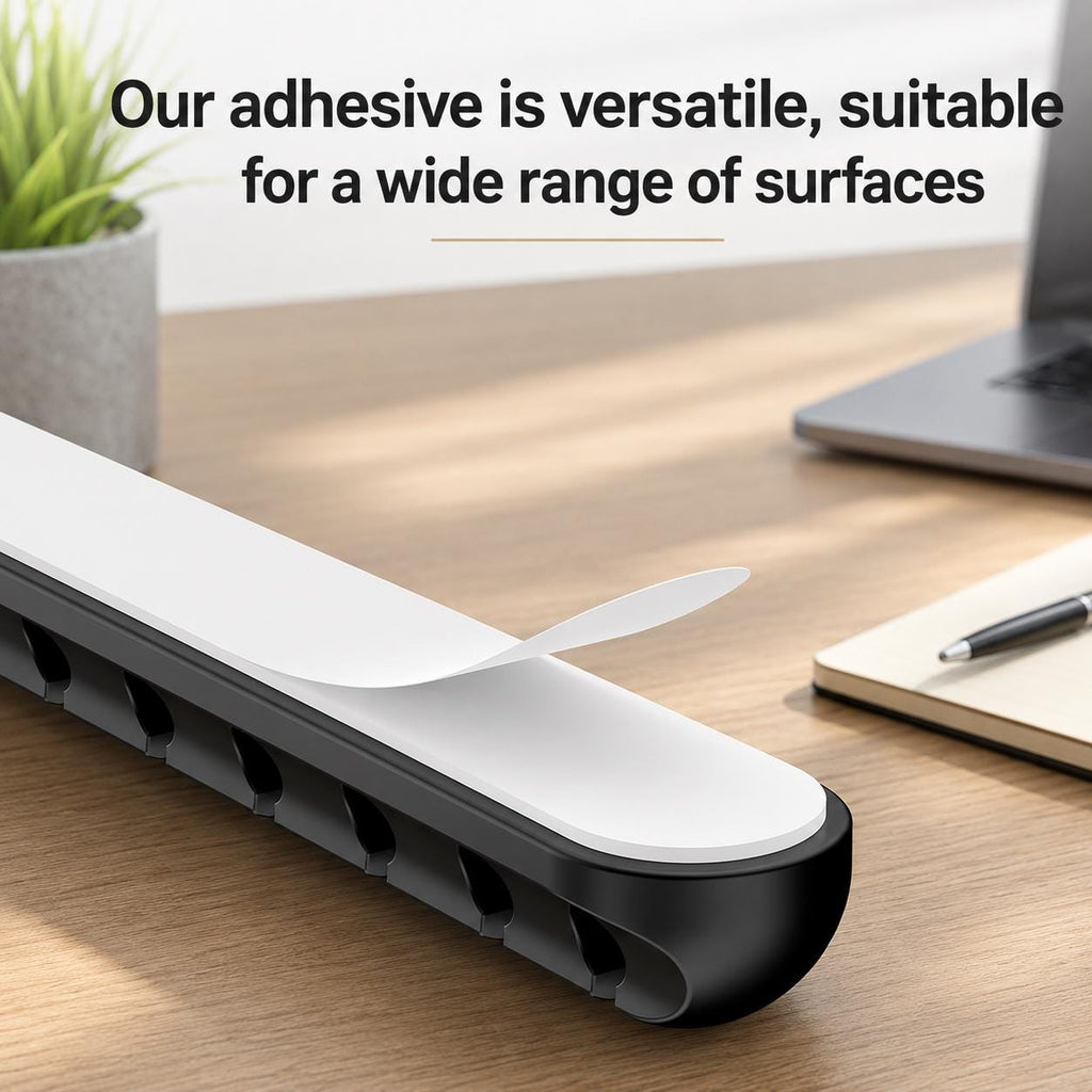 Cable Holder Clips, Adhesive Cord Organizer, Desk Wire Management for USB Charging Cable Nightstand