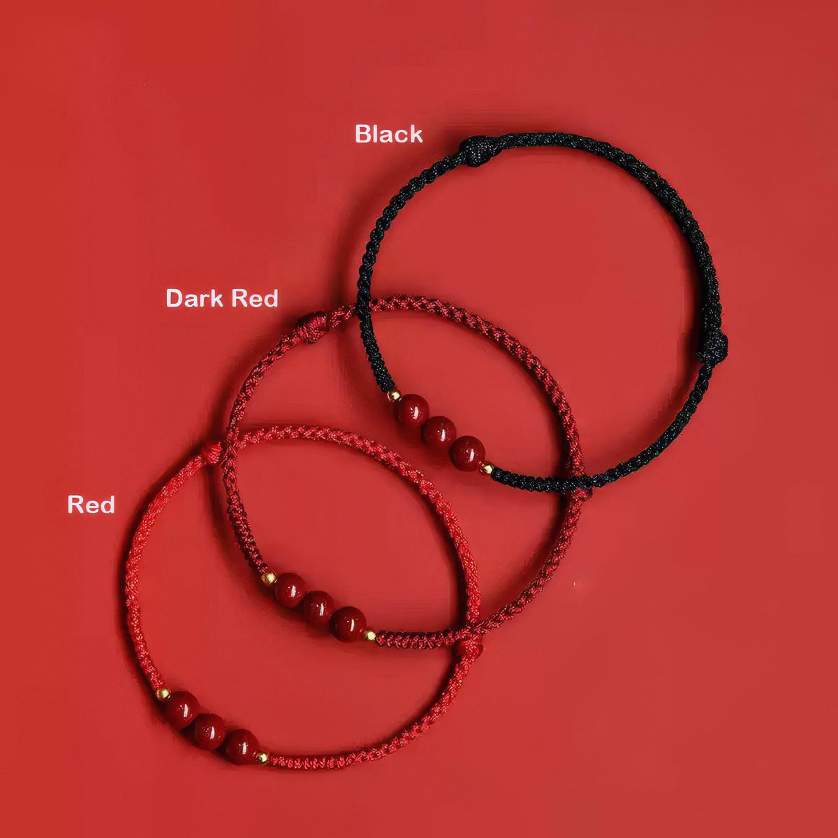 Cinnabar Red String Bracelet | 2027 Zodiac Protection | Blessed Temple Charm | Chinese Good Luck Gift