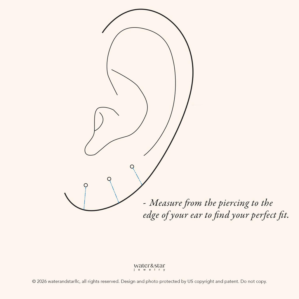D Shape Sleeper Earrings, Open Hoop Earrings, Backless Half Hoops, Dainty Cartilage Hoop, Small Gold Huggie, Sterling Silver Nap Earrings