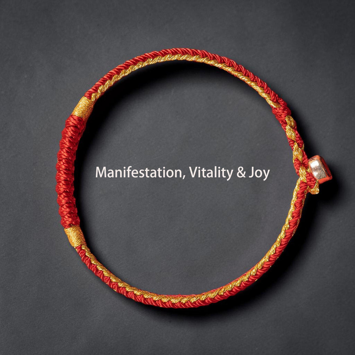 Vajra Knot Protection Bracelet | Handwoven Red String Bracelet | Mount Putuo Blessed Jewelry | Spiritual Gift | Gift for Him Her