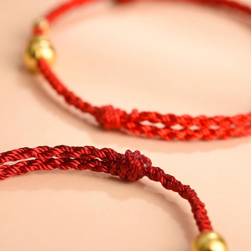Gold Plated Fu Lu Gourd Red String Bracelet, Lucky Feng Shui Protection Bracelet, Adjustable Minimalist Coin Charm Jewelry Gift for Her Him