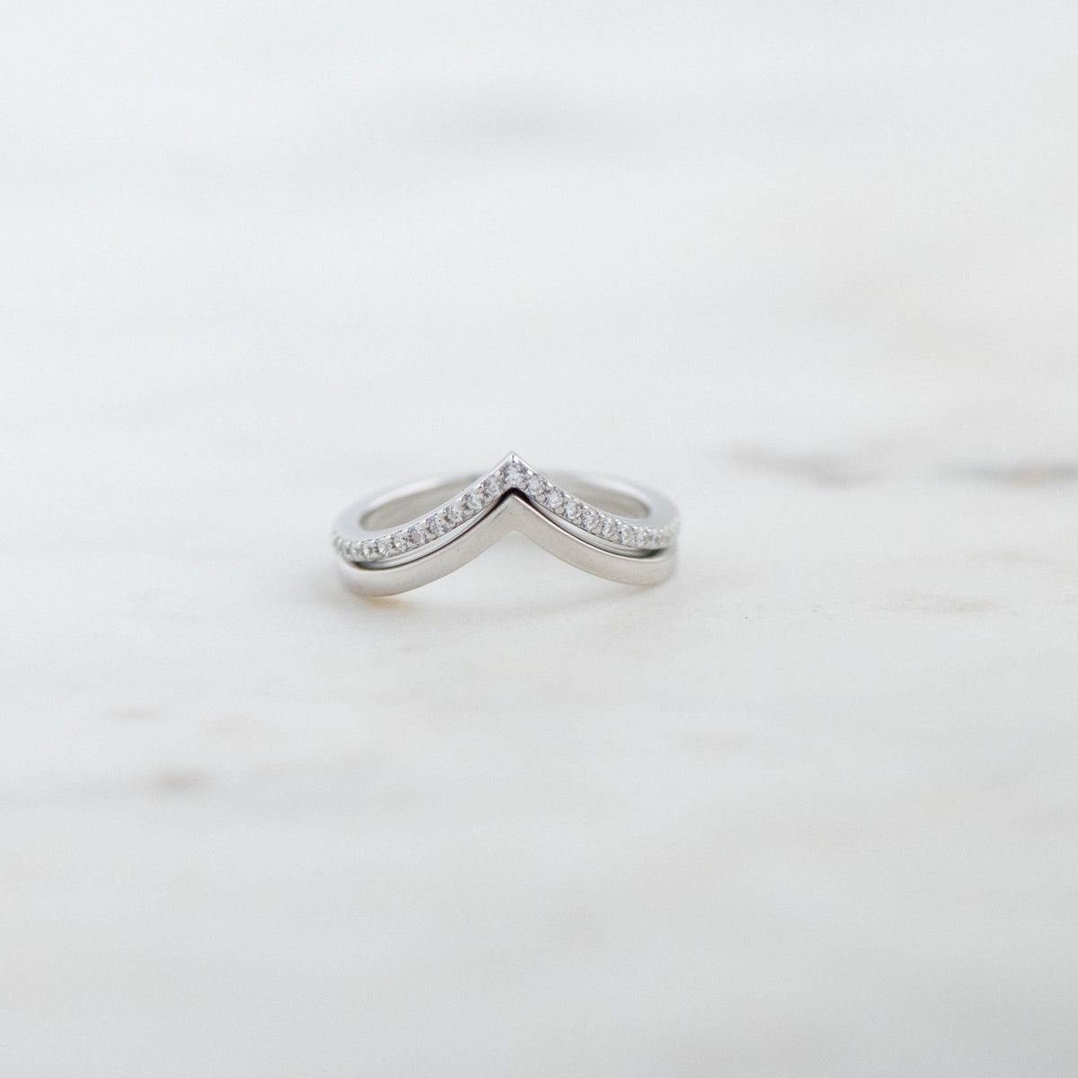 V Ring Set, Stacking Ring, Chevron Ring, Minimalist Ring, Wedding Band, Geometric Ring, Ring Set, Gift for Her, Dainty Ring, Thumb Ring