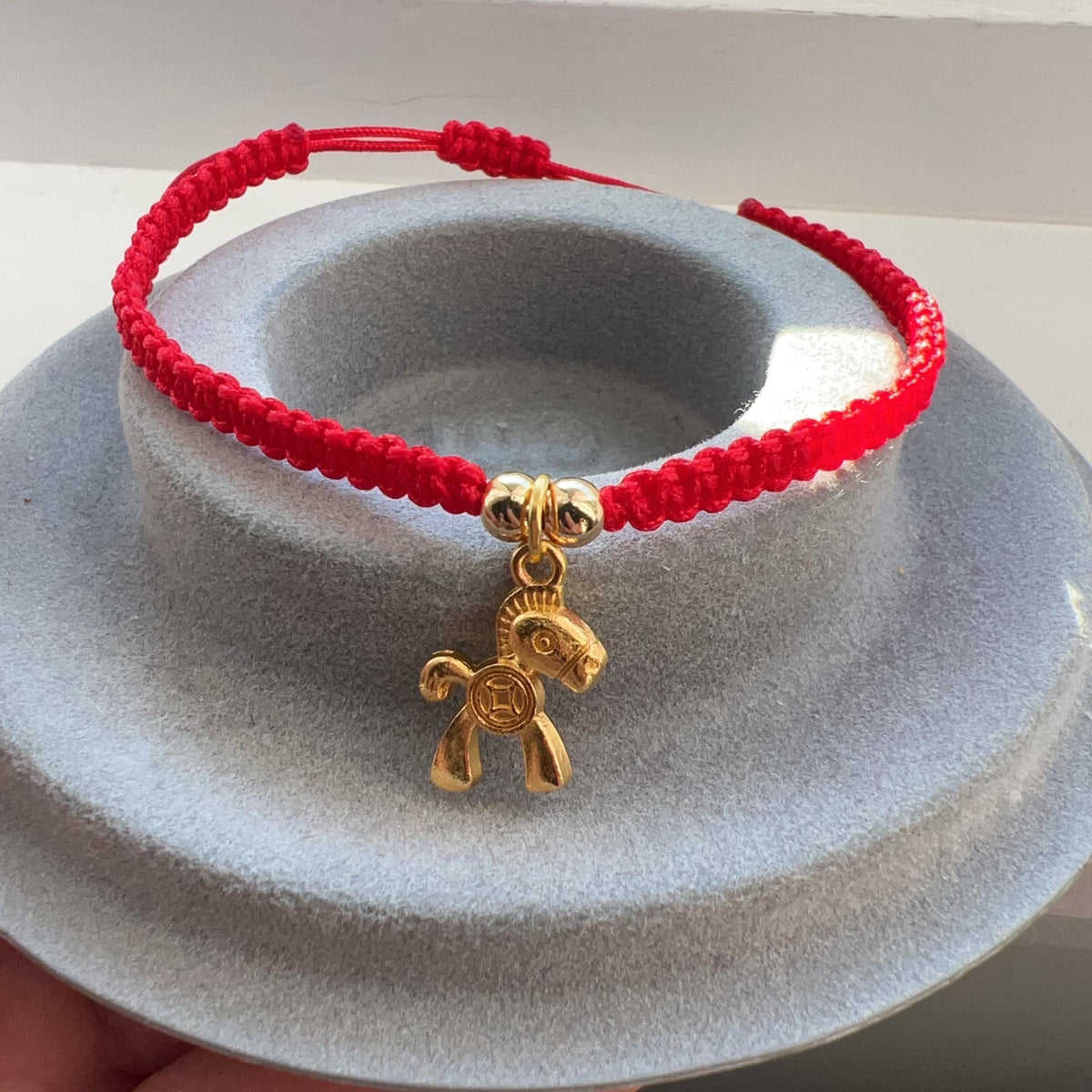 Year of Horse Bracelet, Red String Bracelet, protection Lucky Adjustable Bracelet/Anklet, Lunar New Year Bracelet, 2026 Year of Horse