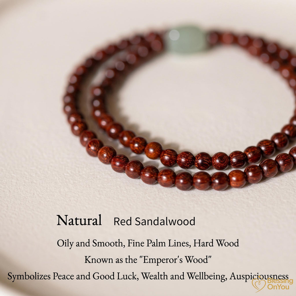 Red Sandalwood Bead Bracelet | Multi Wrap Mala Bracelet | Double Triple Wrap Buddhist Prayer Beads | Minimalist Wood Energy Protection Gift
