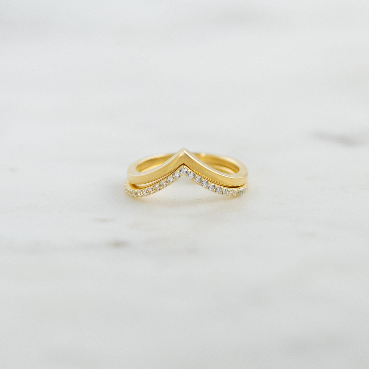 V Ring Set, Stacking Ring, Chevron Ring, Minimalist Ring, Wedding Band, Geometric Ring, Ring Set, Gift for Her, Dainty Ring, Thumb Ring