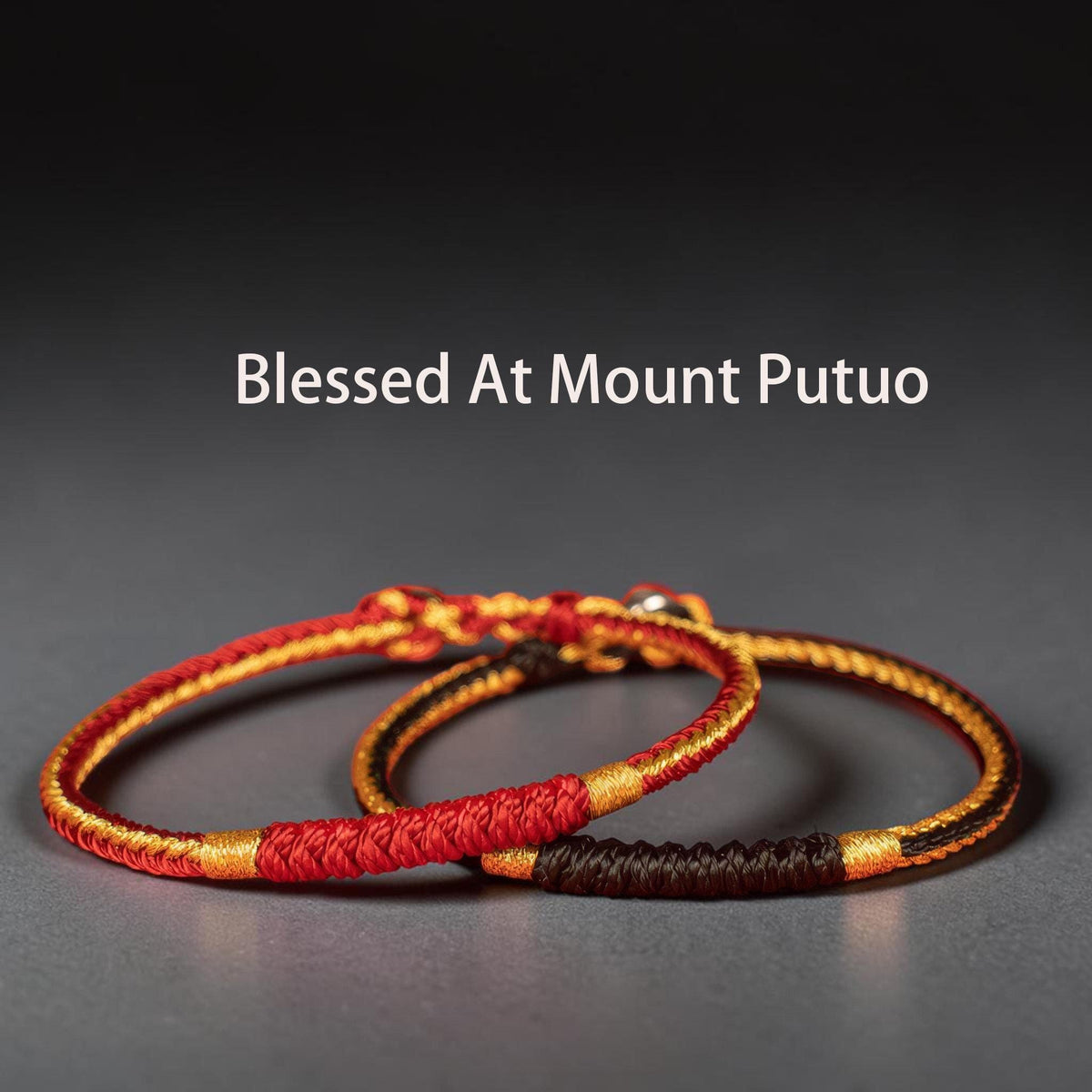 Vajra Knot Protection Bracelet | Handwoven Red String Bracelet | Mount Putuo Blessed Jewelry | Spiritual Gift | Gift for Him Her