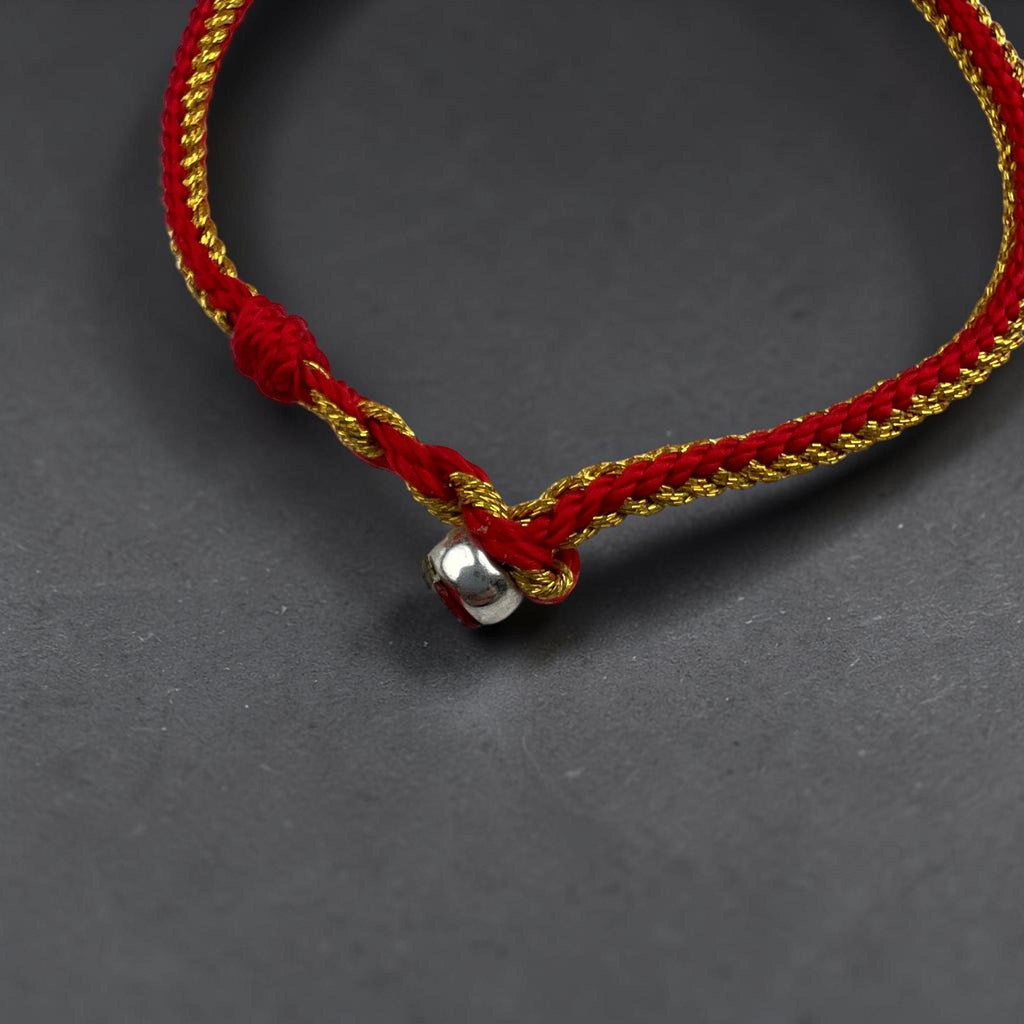 Vajra Knot Protection Bracelet | Handwoven Red String Bracelet | Mount Putuo Blessed Jewelry | Spiritual Gift | Gift for Him Her