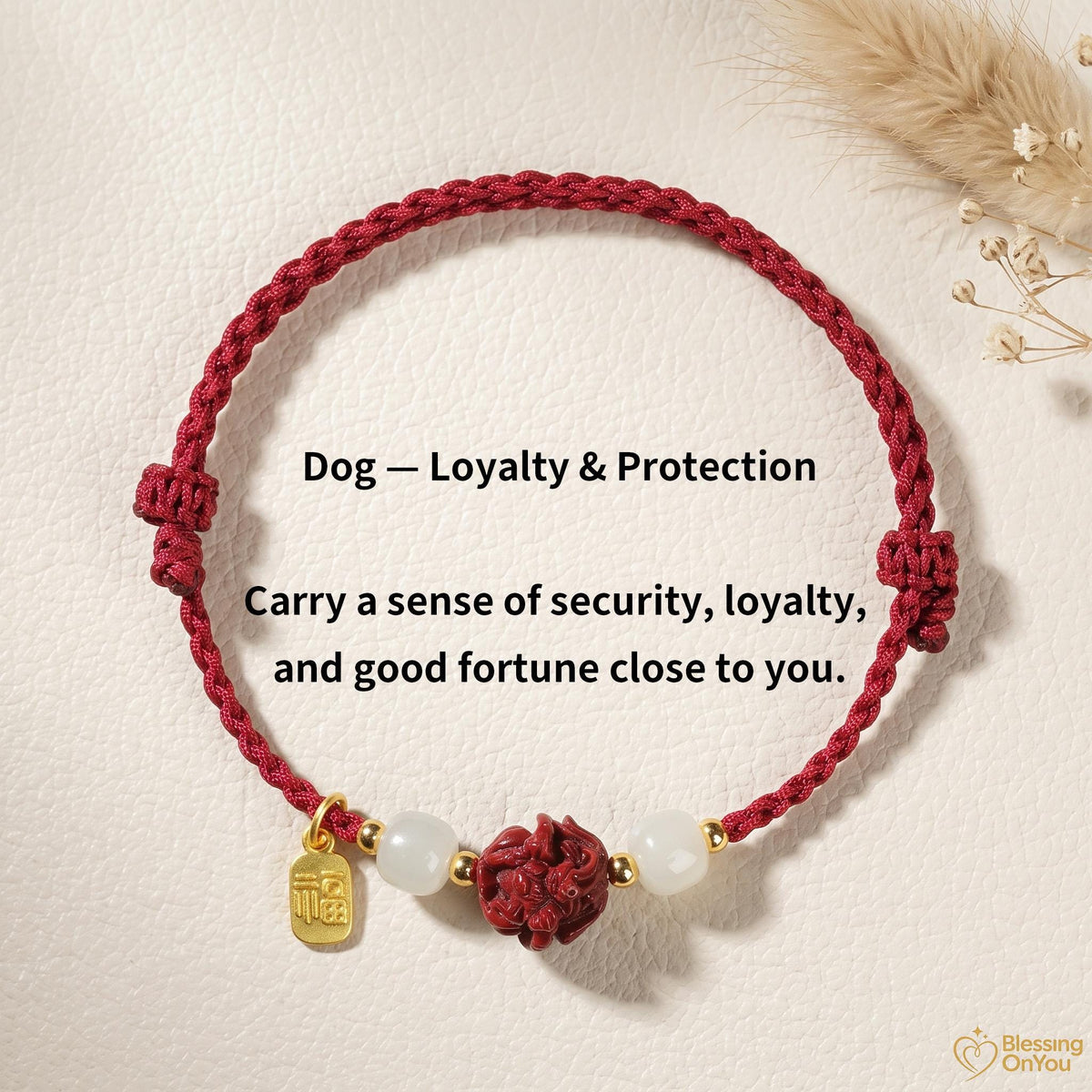 Handmade Red String Zodiac Bracelet, Cinnabar Bead, Temple Blessing Charm (2027 Goat), Jade Beads, Lucky Protection Jewelry,Gift for Her Him