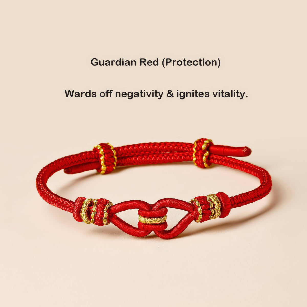 True Love Knot Couple Bracelets, Red String of Fate Amulet, Wedding Gift