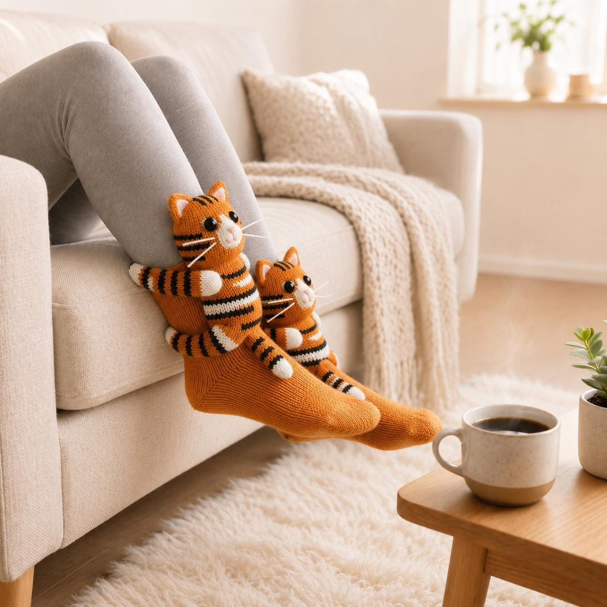 3D Animal Socks, Funny Novelty Socks, Cute Knitted Sloth Panda Koala Cat Raccoon Socks, Cozy Adult Gift Funny, Funny Socks, Under 20