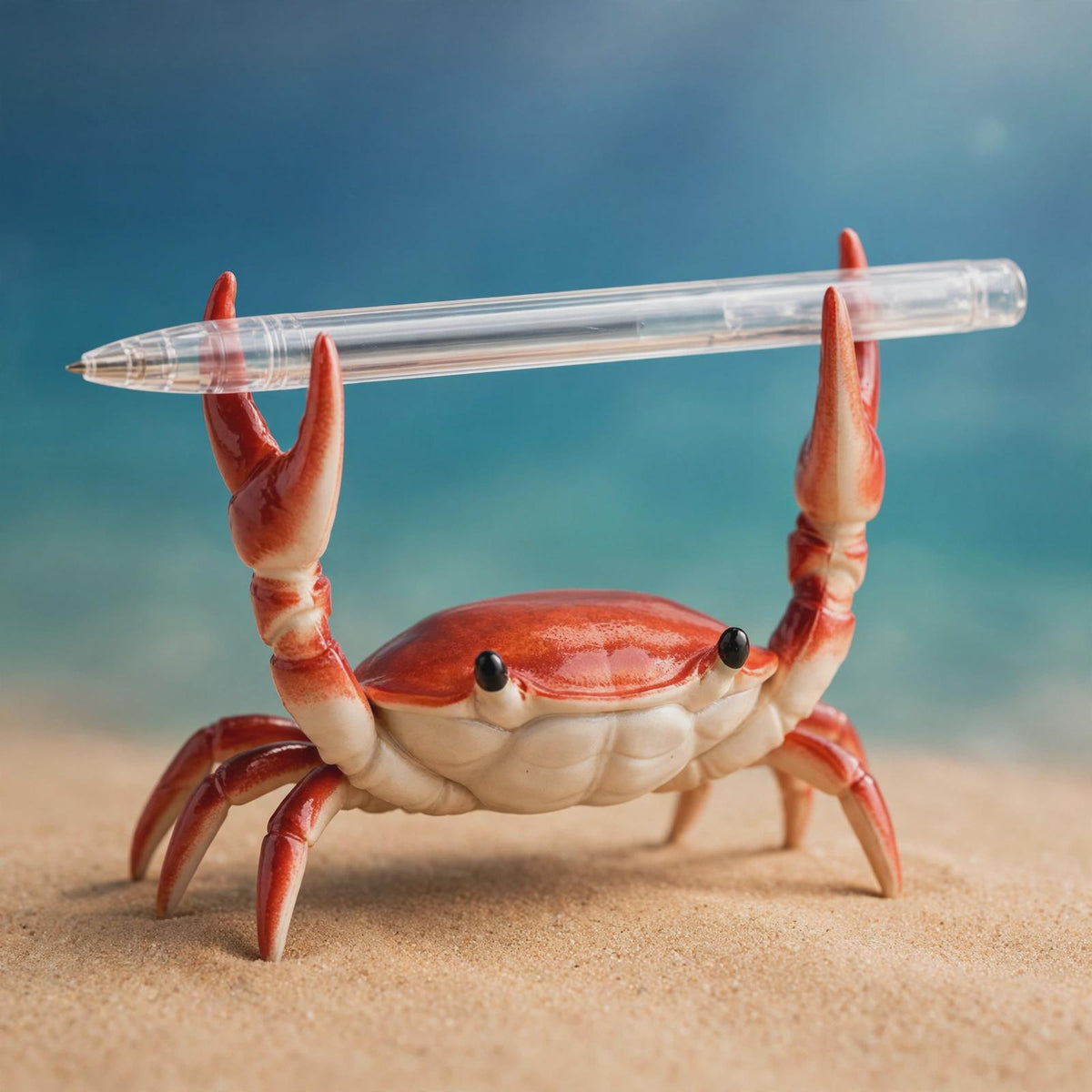 Crab Pen Holder, Cute Desk Organizer, Funny Crab Desk Decor, Novelty Pencil Holder