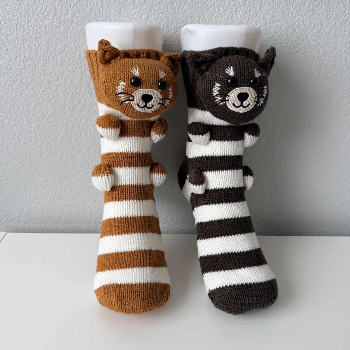 3D Animal Socks, Funny Novelty Socks, Cute Knitted Sloth Panda Koala Cat Raccoon Socks, Cozy Adult Gift Funny, Funny Socks, Under 20