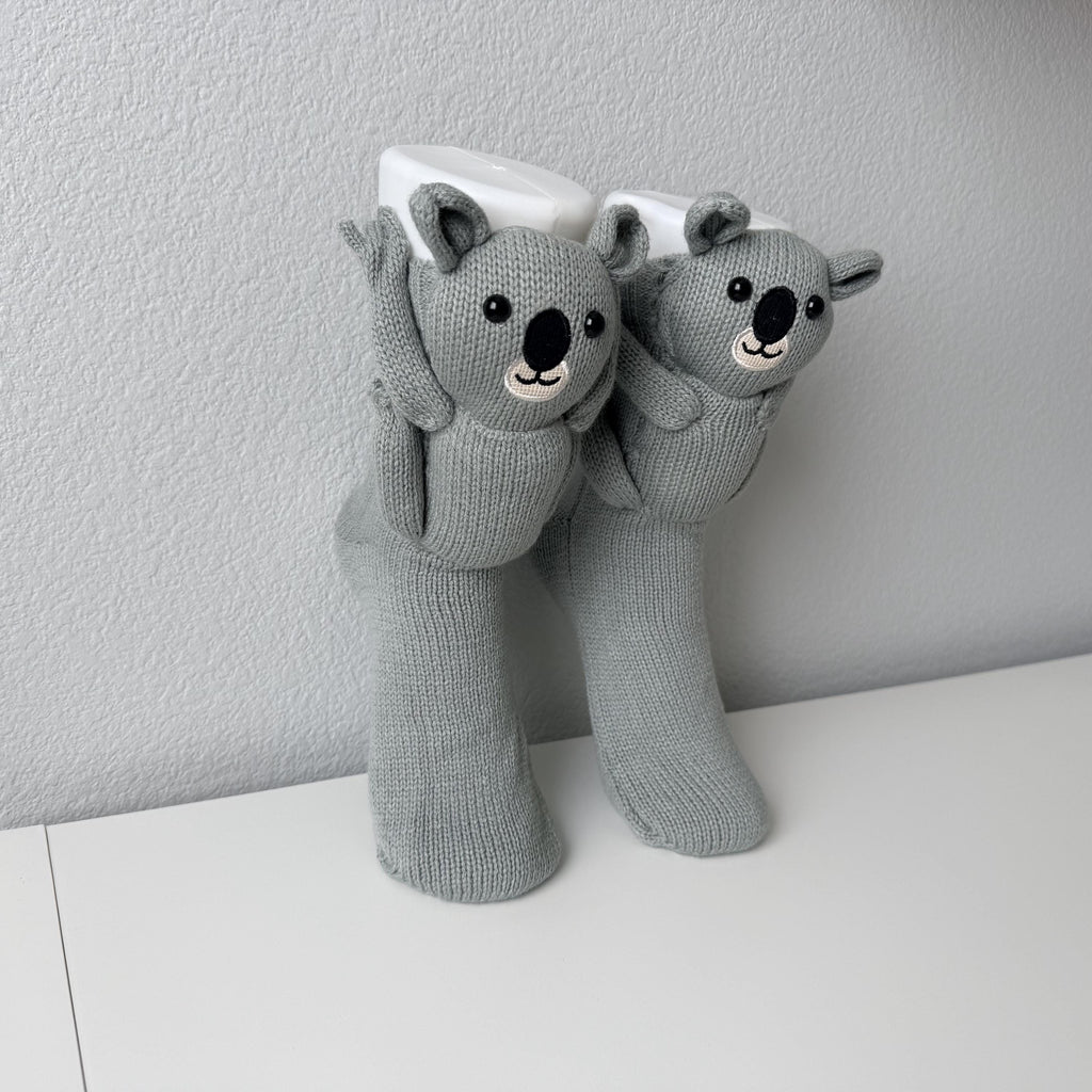 3D Animal Socks, Funny Novelty Socks, Cute Knitted Sloth Panda Koala Cat Raccoon Socks, Cozy Adult Gift Funny, Funny Socks, Under 20