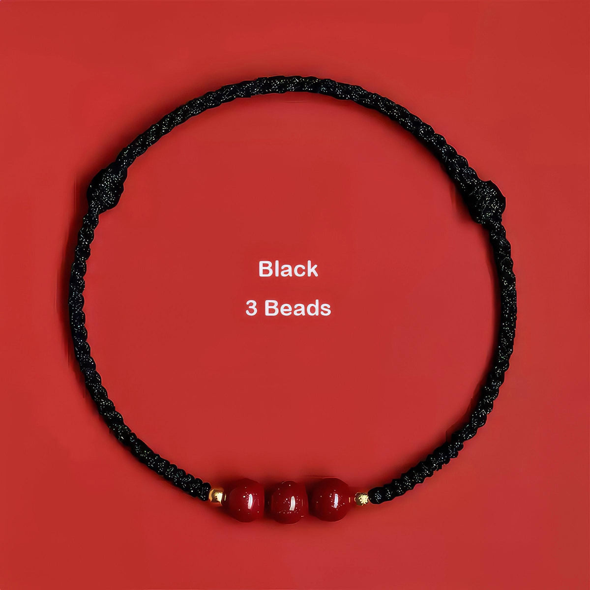 Cinnabar Red String Bracelet | 2027 Zodiac Protection | Blessed Temple Charm | Chinese Good Luck Gift