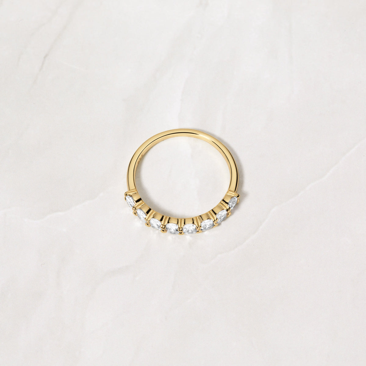 Oval Diamond Ring, Stacking Ring, Diamond Band, Wedding Band, Minimalist Ring, Dainty Ring, Stackable Ring, Gift for Her, CZ Ring, Ring
