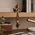 Modern Dancing Couple Figurine Abstract Lovers Statue, Man Lifting Woman Romantic Sculpture, Minimalist Shelf Decor, Valentine Keepsake Gift