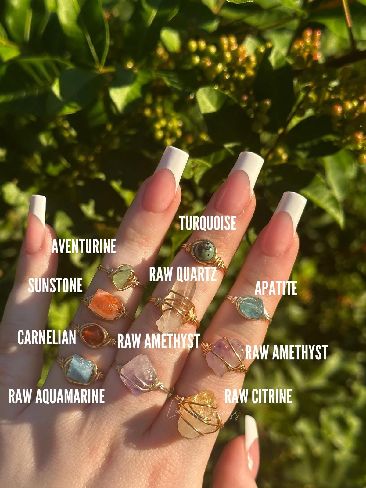 Buy 2 Get 1 Free Crystal Ring | Natural Gemstone Jewelry, Raw Crystal Ring, Dainty Ring, Birthstone Ring, Custom Jewelry, Wire Wrapped Ring