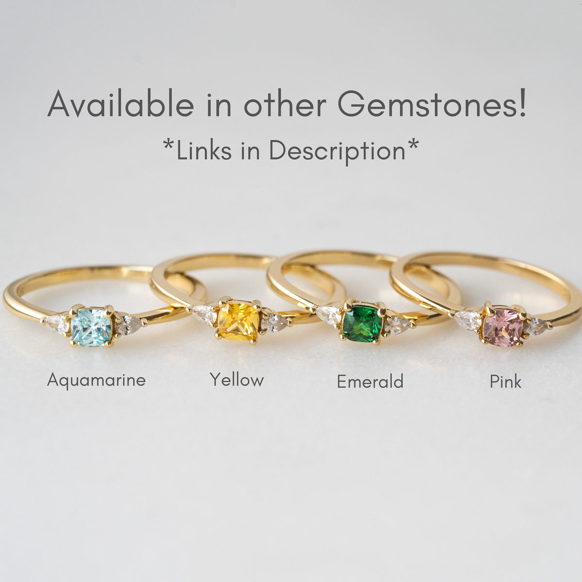 Dainty Emerald Ring, Emerald Stacking Ring, May Birthstone, Minimalist Emerald Ring, Gift for Her, Gemstone Ring, Promise Ring, Dainty Ring