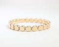 14k Gold Filled Flat Bead Stacking Ring: Sterling Silver & Rose Gold