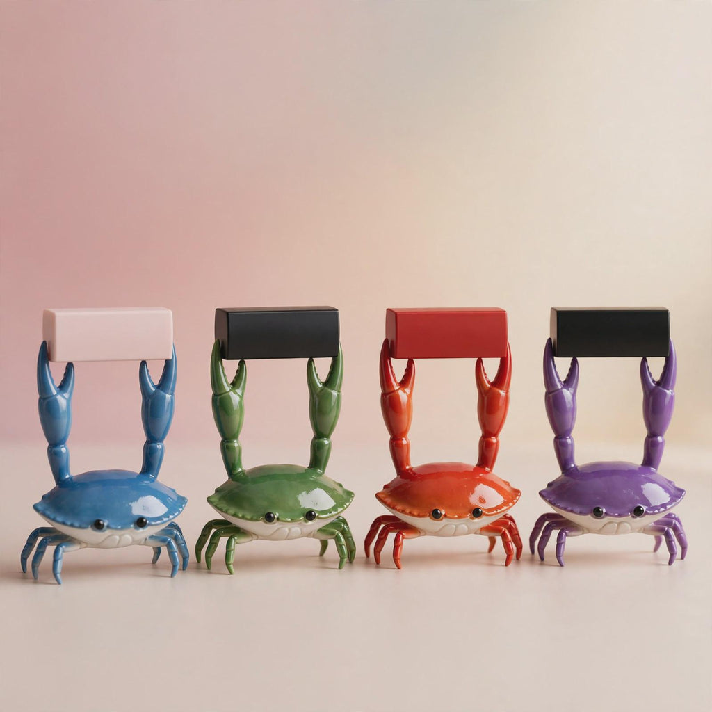 Crab Pen Holder, Cute Desk Organizer, Funny Crab Desk Decor, Novelty Pencil Holder