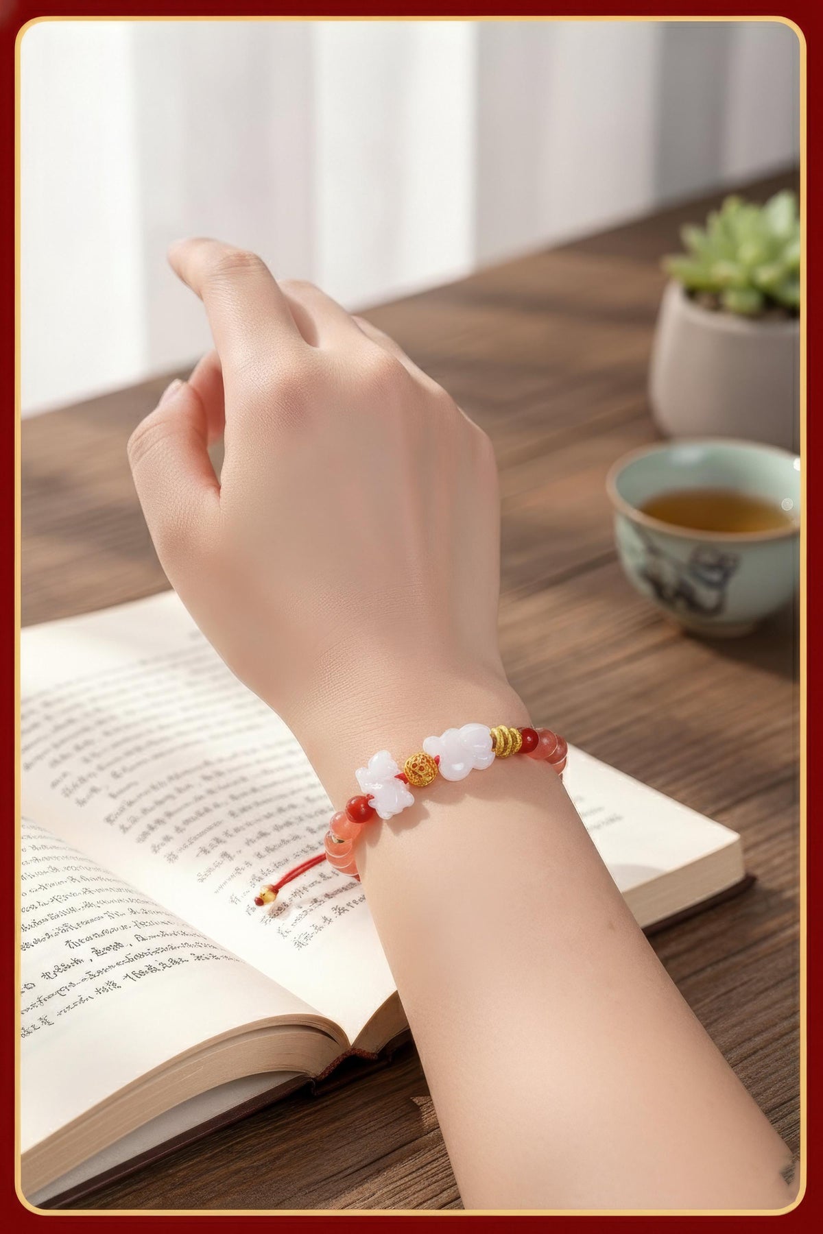 2026 Zodiac Energy Amulet, Red String Protection Bracelet, Manifestation Jewelry, Year of the Horse Talisman