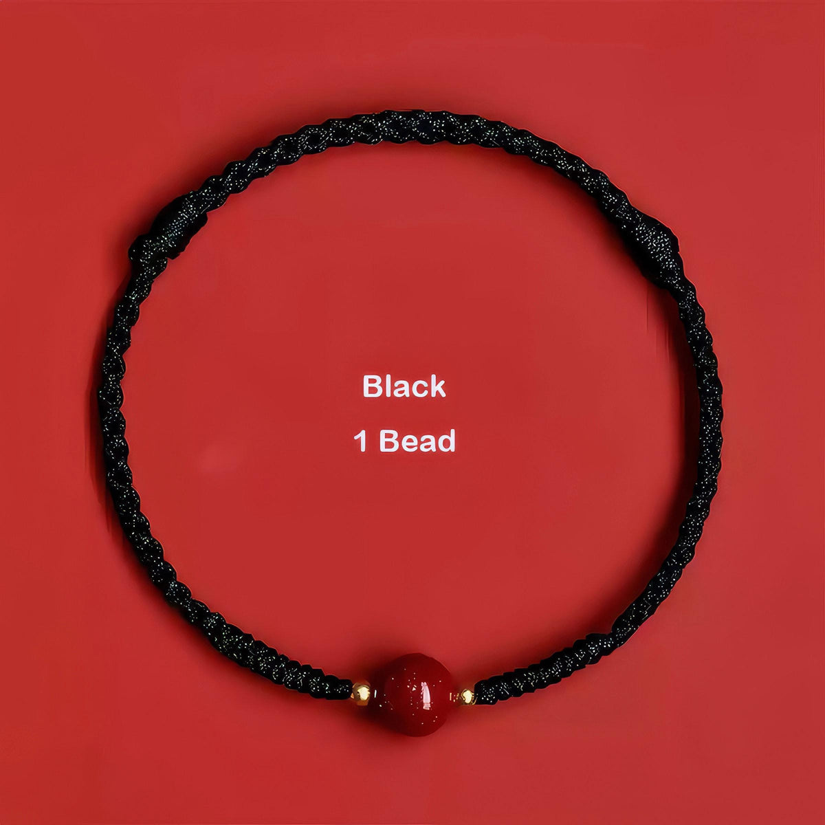 Cinnabar Red String Bracelet | 2027 Zodiac Protection | Blessed Temple Charm | Chinese Good Luck Gift