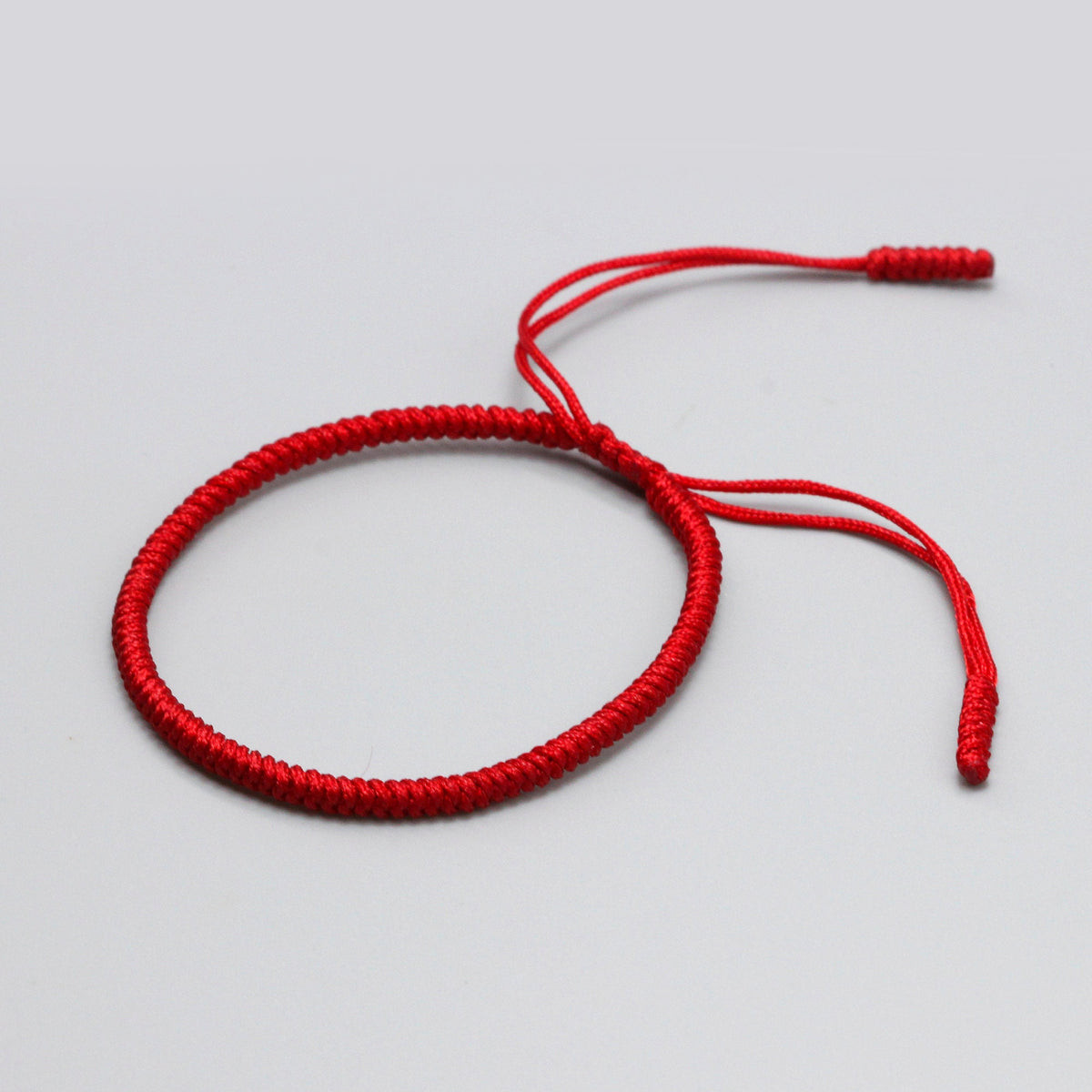 Good Luck Red Tibetan Bracelet | Handmade Sliding Knot | Unisex Buddhist Bracelet | Gift Pack Available