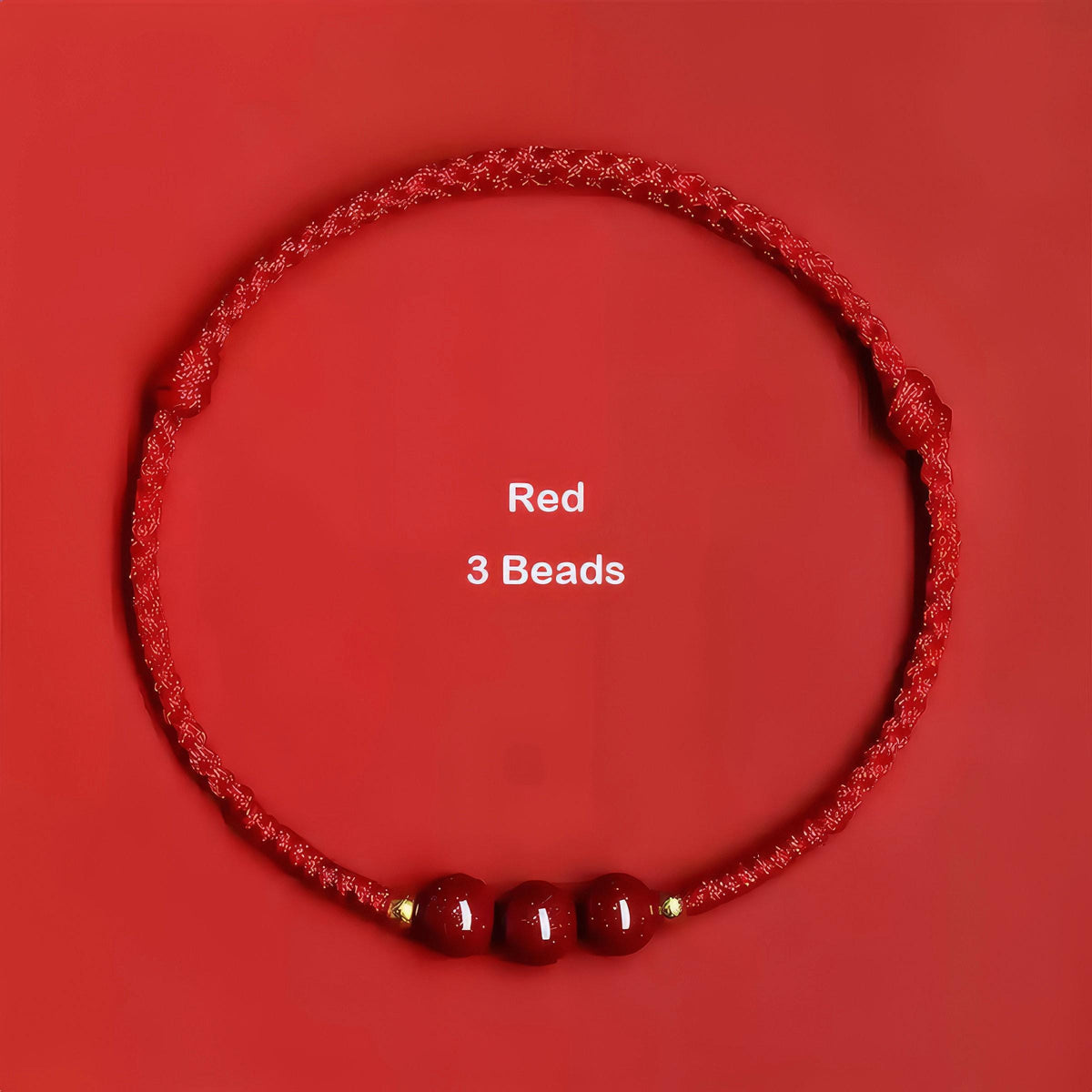 Cinnabar Red String Bracelet | 2027 Zodiac Protection | Blessed Temple Charm | Chinese Good Luck Gift
