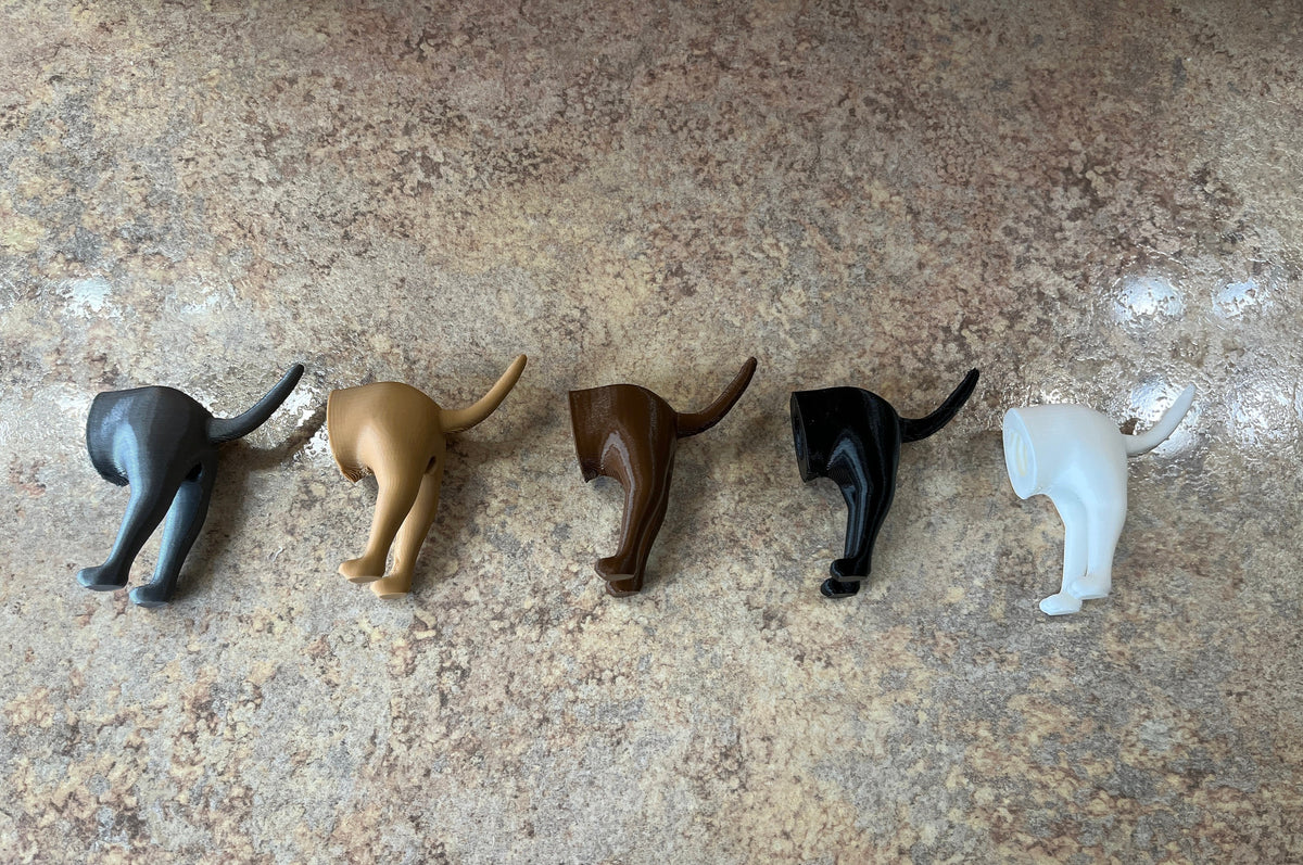 Pooping Dog Butt Toothpaste Topper: Funny Gag Gift for Dog Lovers