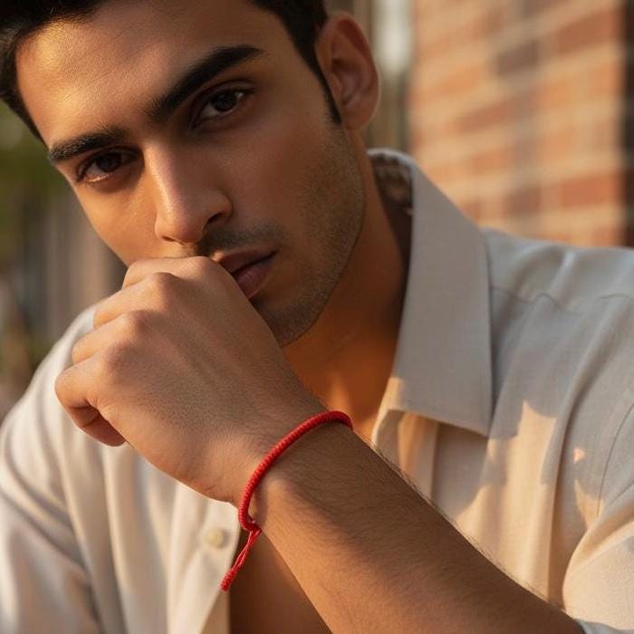 Good Luck Red Tibetan Bracelet | Handmade Sliding Knot | Unisex Buddhist Bracelet | Gift Pack Available