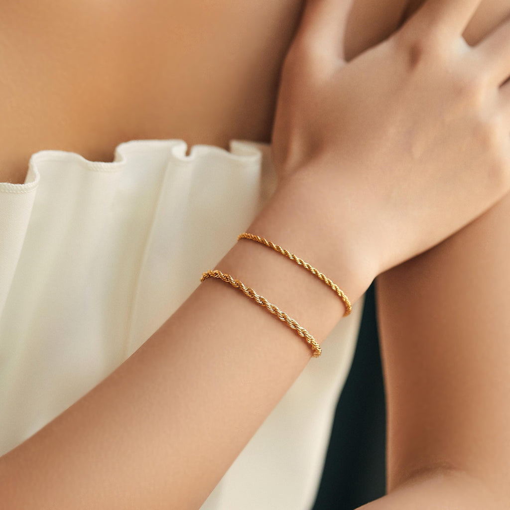18K Gold Filled Chain Necklace,Rope Chain Necklace,Twist Chian,Everday Chain Necklace,Dainty Chain,Chain for Man & Women,Christmas Gifts